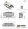 SK2-720 KUNLONG Bisagra de puerta giratoria para trabajo pesado de acero inoxidable